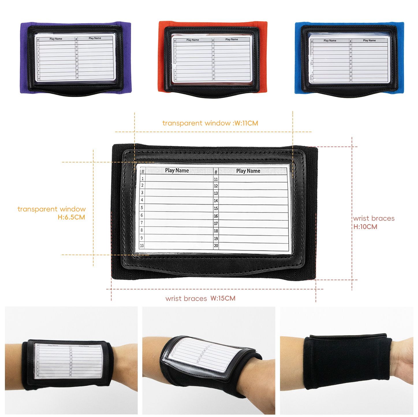 Adult regular rugby tactical wristband model